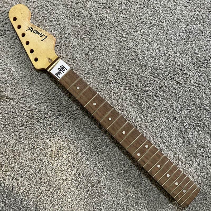 Mini Short Scale Guitar Strat Style Neck, Rosewood 22 Frets Fingerboard image 1