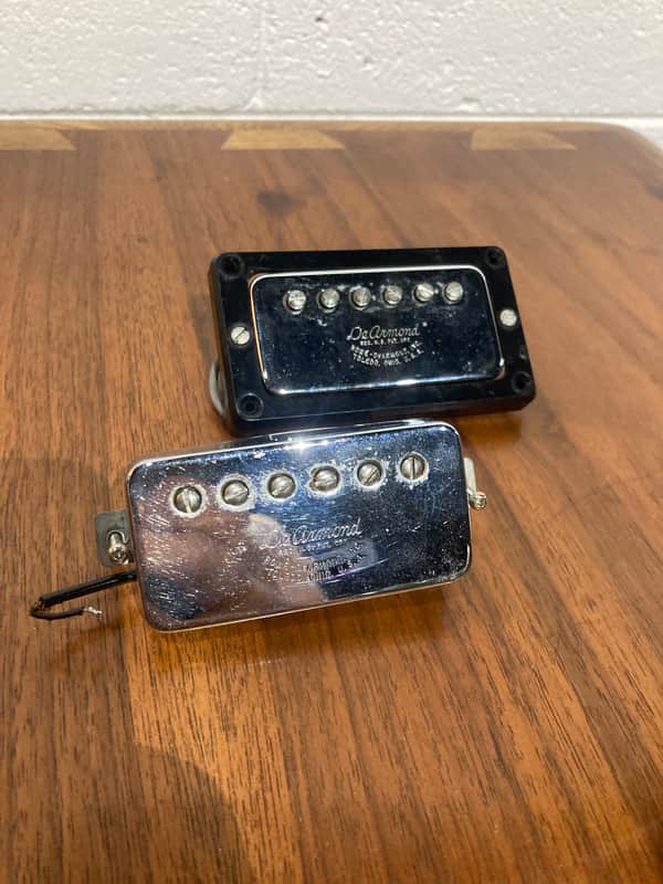 DeArmond Vintage Humbucker set 1970’s - Silver image 1