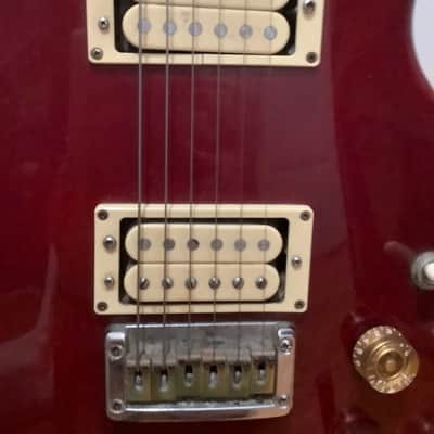 Washburn 1980 Burgundy Raven MIJ Electric Guitar image 5