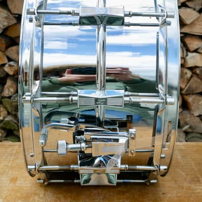 Sonor D-508 D508 Phonic 14" x 8" 10-Lug Ferro-Manganese Steel Snare Drum RARE image 19