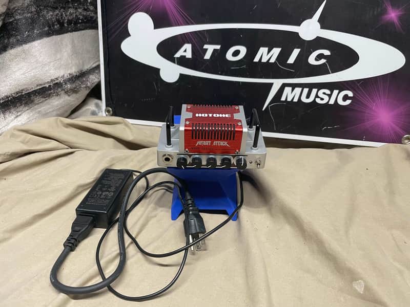 Hotone Nano Legacy Series Heart Attack Guitar Amplifier Head with Power Supply image 1