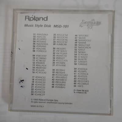 Operating Manual for Roland EP9E Digital Piano W/Music Style Disk image 2