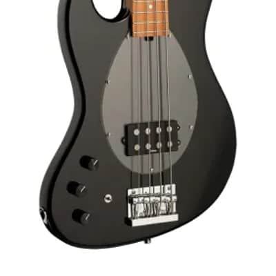 Sadowsky MetroExpress 21-Fret Vintage M Bass, Roasted Maple Fingerboard, Lefthand, 4-String - Solid Black High Polish image 4