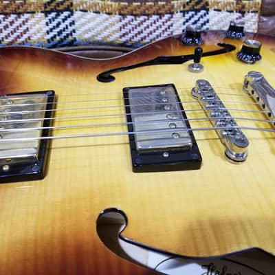 2008 Hofner Verythin Standard-CT Semi-Hollow Body Electric Guitar image 15