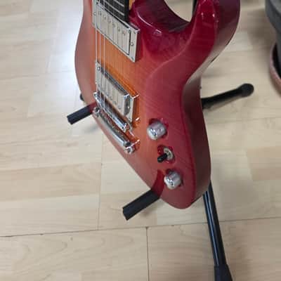 Jackson AT1T USA Archtop 1997 Mahogany Body AAAAA Flame Top American Figured Pro American Kent Armstrong HH Strat Guitar Pre-Fender AT1 Sunburst image 12