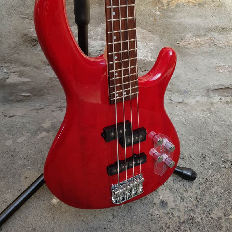 2024 Cort Action Bass Plus TR 4-String Trans Red