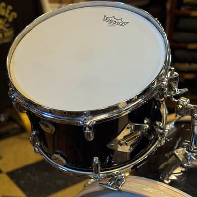 VINTAGE 1960's Gretsch Round Badge Rewrap in Black Nitron - 14x22, 9x13, 16x16 image 13