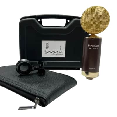 New Pinnacle Microphones Fat Top II w/ Lundahl | Ribbon Microphone | Brown | Free XLR Cable image 1