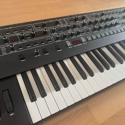Sequential Prophet-6 49-Key 6-Voice Polyphonic Synthesizer 2018 - 2020 - Black with Wood Sides image 3