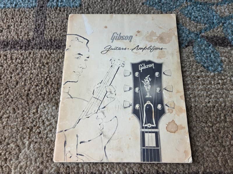 Vintage 1960 Gibson Full-Line Catalog! Rare, Original Case Candy, Paperwork! image 1