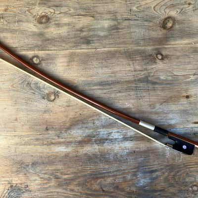Double Bass French Bow - Rarer Flamed Pernambuco - Otto Spengler - Gawwjuss image 13