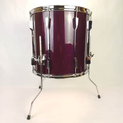 Tama 16x16"Floor Tom Drum Majestic Purple Rockstar DX Vintage 90s Japan MIJ 9Ply image 5
