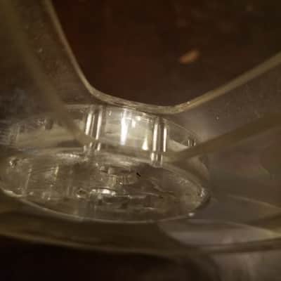 Ampex 7" R2R Take-up Supply Classic Reel Empty 1950s Clear Plastic image 4
