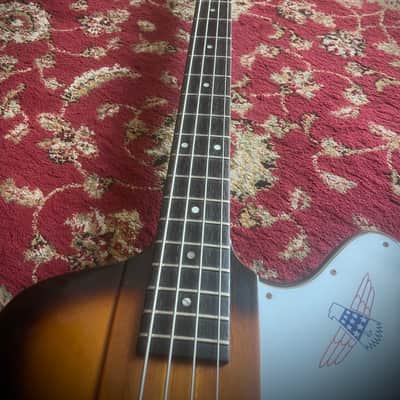 1977 GIBSON THUNDERBIRD BICENTENNIAL BASS - SUNBURST - WITH ORIGINAL HARD CASE image 5