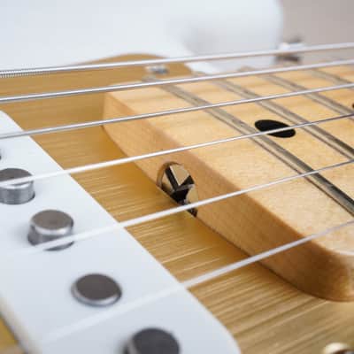 Fender Made In Japan Heritage '50s Stratocaster 2024 White Blonde Lacquer Finish MIJ w/ Bag image 8