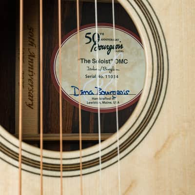 Bourgeois OMC Soloist 50th Anniversary Brazilian Rosewood and Bearclaw Italian Spruce NEW image 9