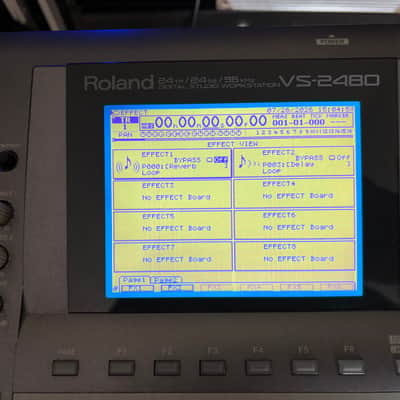 Roland VS-2480HD 80 gb hard drive, VS8F-2 effects Great shape vs 2480 image 11