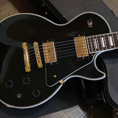 2013 Gibson Les Paul Custom Lite Electric Guitar Black Ebony + OHSC image 2