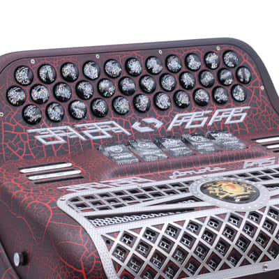 MAXIM'S SONOLA 5 Switch FBE (FA) Accordion - Lava Red image 7