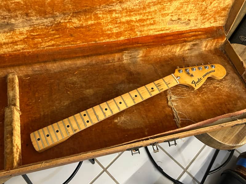 Vintage Fender Stratocaster Neck 1979 Maple w Hipshot Tuners image 1