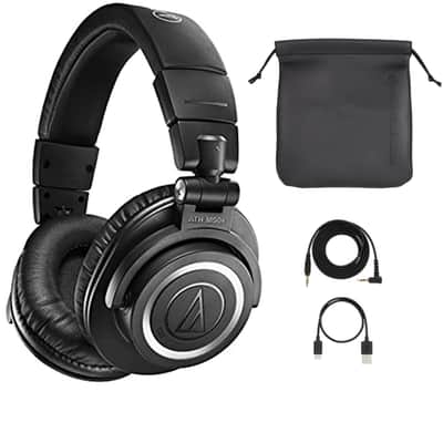 Audio-Technica ATH-M50xBT2 Wireless Over-Ear Headphones with Bluetooth (Black) image 1
