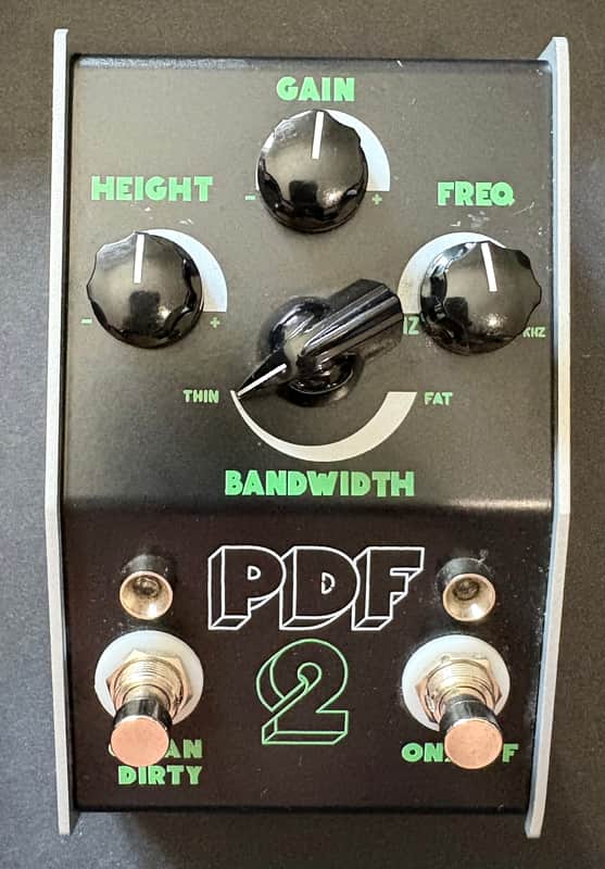Stone Deaf FX PDF-2 Parametric Distortion 2010s - Black imagen 1