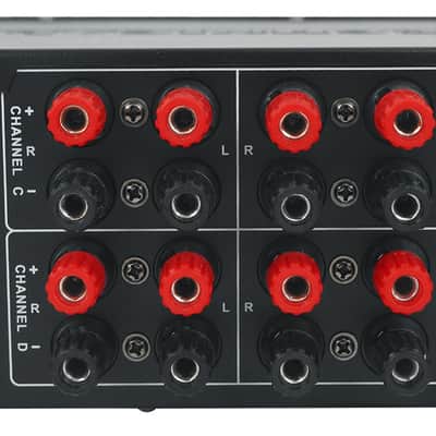 Technical Pro RX400X4 4 Channel 8 Speaker Bluetooth Home Receiver+Mic Inputs image 7