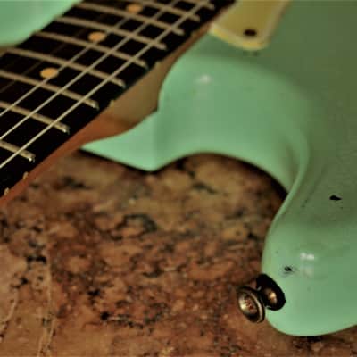 American Fender Stratocaster Relic Nitro Surf Green Custom ShopTexas Specials image 21