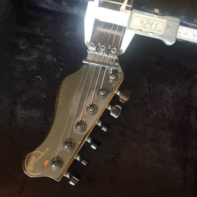 valley arts custom pro USA black beauty mirror gold pre samick 1992 signed image 25