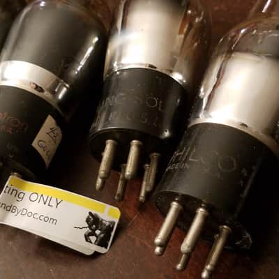 RCA etc. ONE (1) Type 42 Pentode Power Antique tNOS AT1000 TESTED Vacuum Tube Engraved Copper Pillar image 9