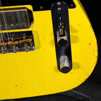 Fender Custom Shop '59 Esquire Heavy Relic Electric Guitar - Graffiti Yellow image 14