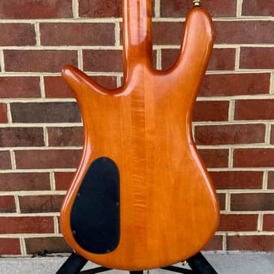 Spector Euro 4 Doug Wimbish Signature Limited Edition, Amber Aged Relic, Figured Maple Top, Plain Maple Body, 3pc Hard Rock Maple Neck, Rosewood Fretboard, EMG DW Pickups, Spector Legacy Preamp, Gig Bag, SN# NB22983 image 6