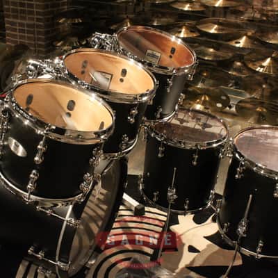 Pearl Reference Pure 6-piece Matte Black Drum Set (10-12-13-14-16-22) image 7