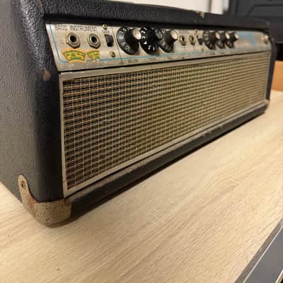 Fender Bassman "Drip Edge" 2-Channel 50-Watt Guitar Amp Head 1968 - 1969 - Silverface image 2