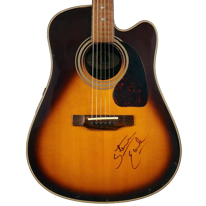 1993 Epiphone PR350 CE/VS - Steve Earle signed image 1