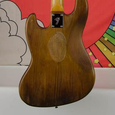 Vintage 1973 Fender Jazz Bass Guitar, Replacement Neck, Gig Bag image 10