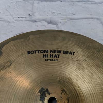 Zildjian 14 New Beat Bottom Single Hi Hat Cymbal image 3