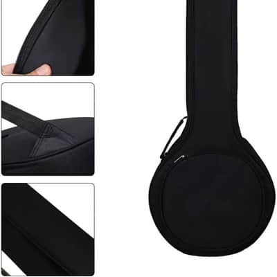 Banjo Gig Bag Backpack, Padded Water-Resistant Case for 5-String Banjo, Travel Backpack with Shoulder Straps & Multiple Pockets image 3