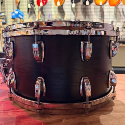Ludwig LKS784XX-BH Keystone X 8x14" Snare Drum Night Oak image 2