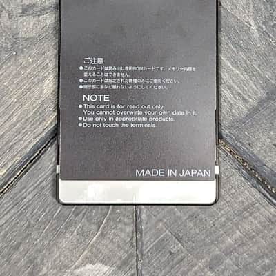 Used Roland SN-R8-01 Contemporary Percussion Sound Data Rom Card for Roland R8 image 4