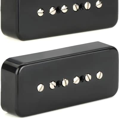 Seymour Duncan Vintage P90 Silencer Soapbar Guitar Pickup Set - Black