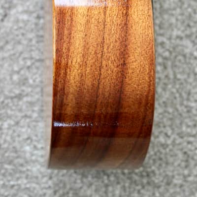 2001 G String Ukulele Co. Koa Soprano Ukulele Hawaiian Style Tattoo Laser Engraving image 8
