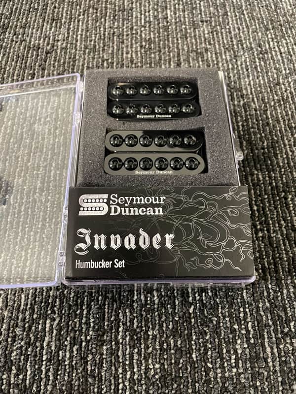 Seymour Duncan Invader Humbucker Pickup Set, Black - OPEN BOX image 1