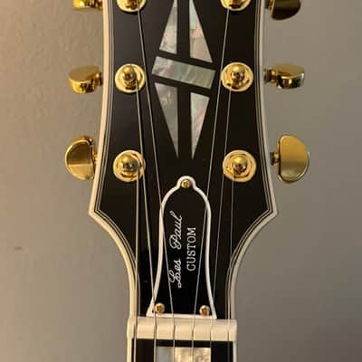 Epiphone "Inspired by Gibson Custom" Les Paul Custom 2024 - Present - Ebony image 4