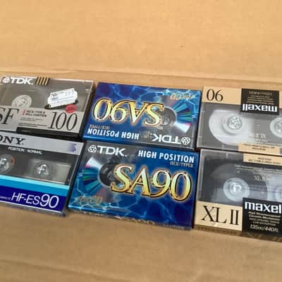 10 x  Maxell High Bias XL II 90 / SONY / TDK SA 90  / vintage new old stock cassette tape image 5