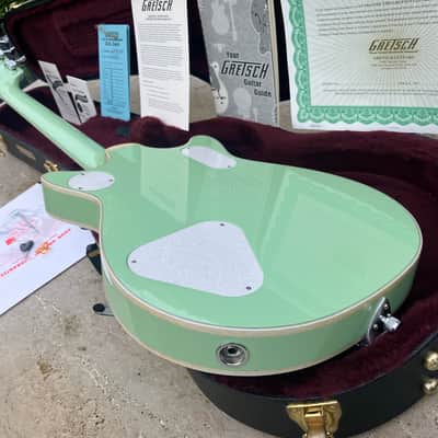 ✮ULTRA RARE✮'15 Gretsch G-6134 Double Cut PENGUIN Ltd ✮BROADWAY JADE✮1 of 25✮Jet image 19