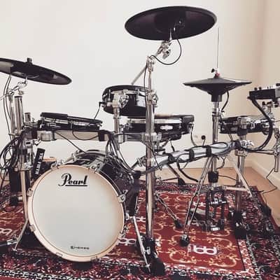 Pearl EM-53HB e/MERGE e/HYBRID Electronic Drum Set 2020 - 2021 - Black image 1