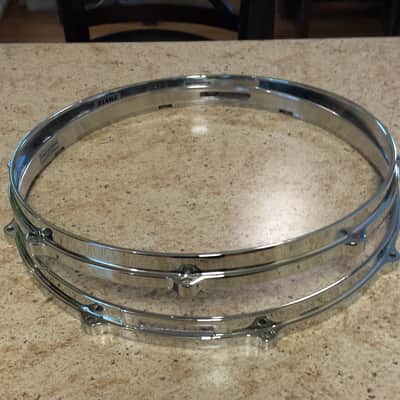 Tama Starclassic 8 Lug Snare Hoops Chrome image 1