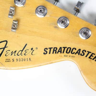 1979 Vintage Fender Stratocaster Maple Rosewood Fretboard NECK  Strat w/Original Tuners USA 1970s CBS Era image 13