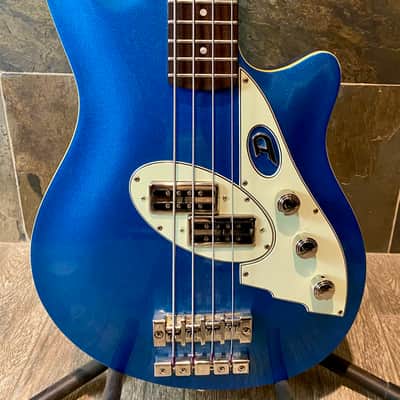Superb Rare Duesenberg D Bass 2015 in Glorious Lake Placid Pearl Blue OHSC (428) image 1